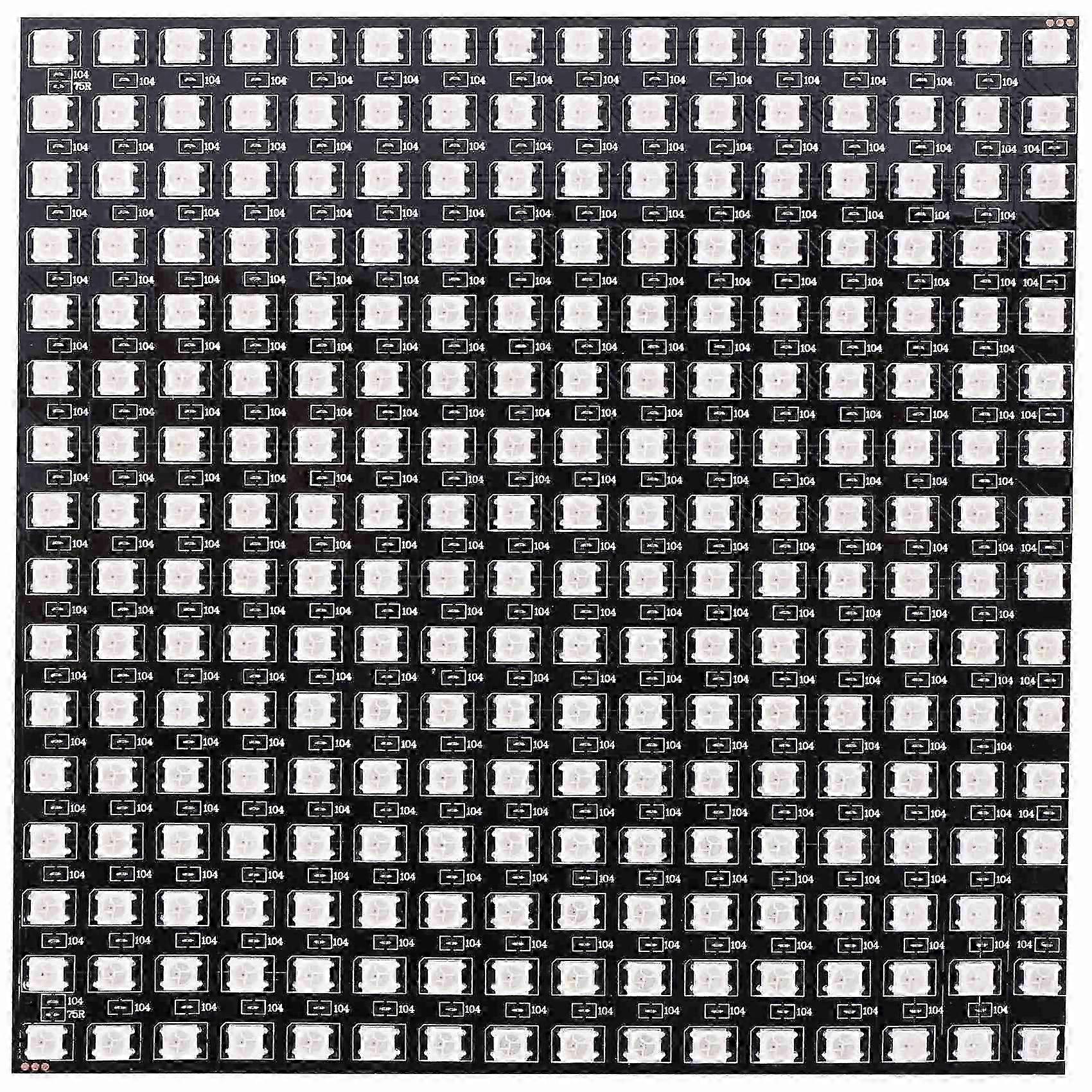 WS2812B LED RGB Flexible Pixel Panel 16X16 Individually Addressable Panel Light LED Module Matrix Screen