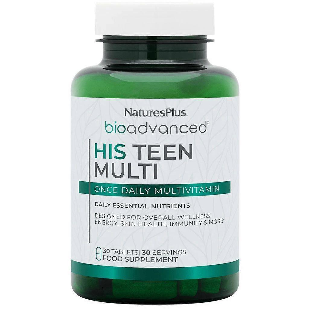 NaturesPlus BioAdvanced His Teen Multi Tablets 30