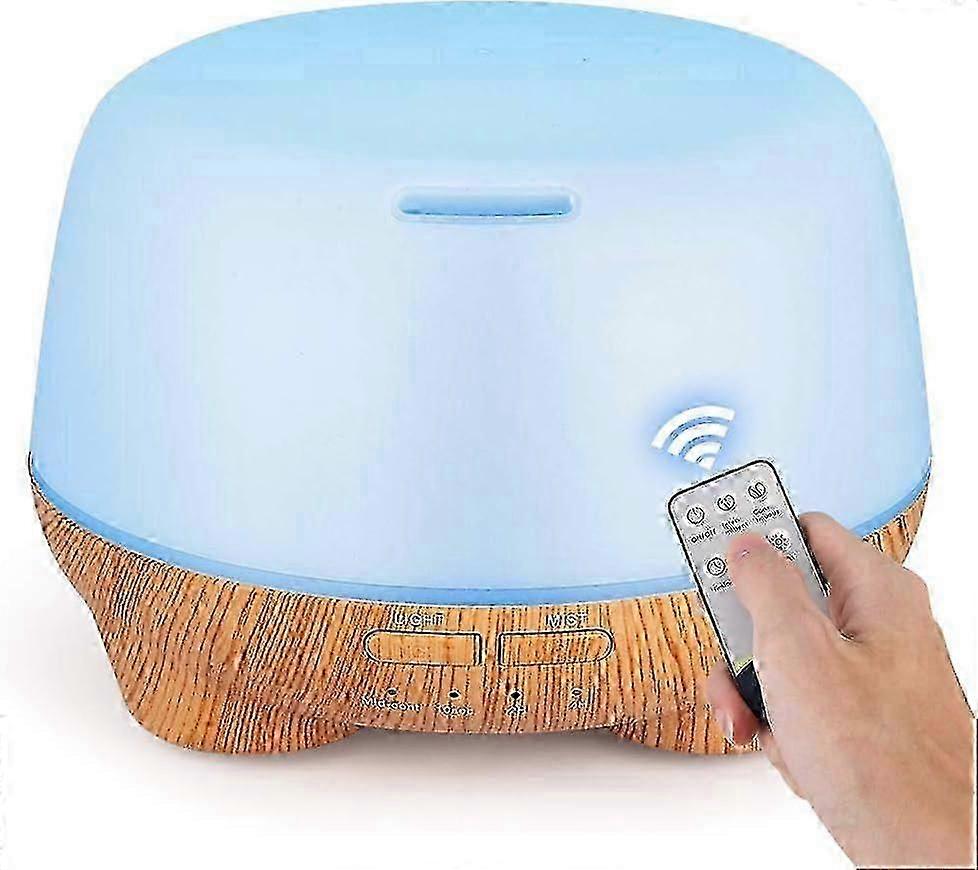 Essential Oil Diffuser, 500ml Remote Aroma Diffuser with Adjustable Mist Mode Aroma Diffuser