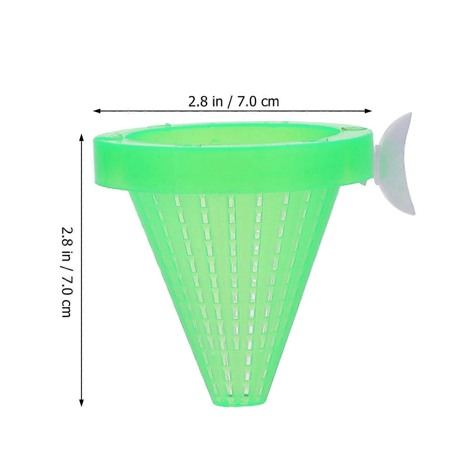 Fish Feeder Plastic Suction Cup for Aquarium Use 10Pcs Set