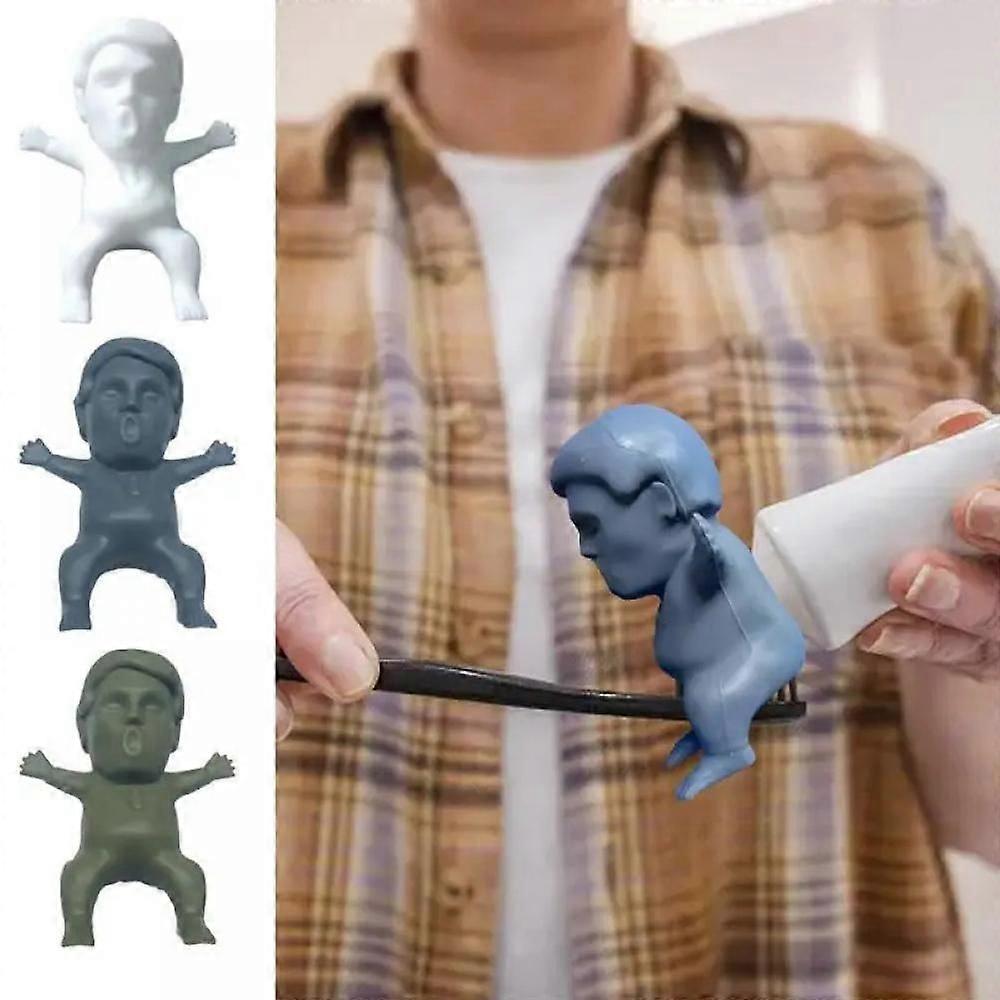 Butt Toothpaste Topper,Funny Creative Toothpaste Squeezer, Funny Toothpaste Dispenser, Trump Toothpaste Cap, Toothpaste Dispenser Fun Interesting Gadg