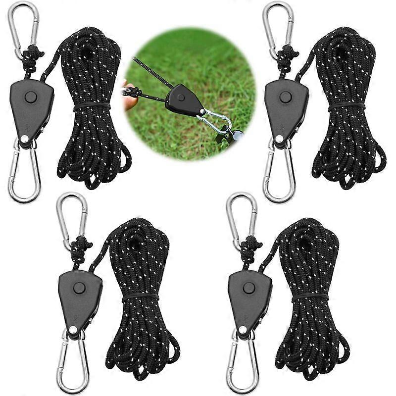 4-Section Hook-And-Loop Ratchet Rope 4-Meter