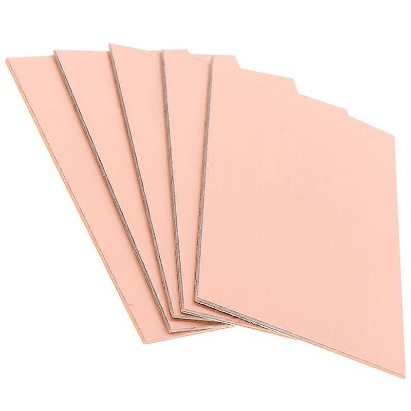 5pcs 7/10CM Single Side Circuit Board Copper Clad Universal PCB Circuit Board.