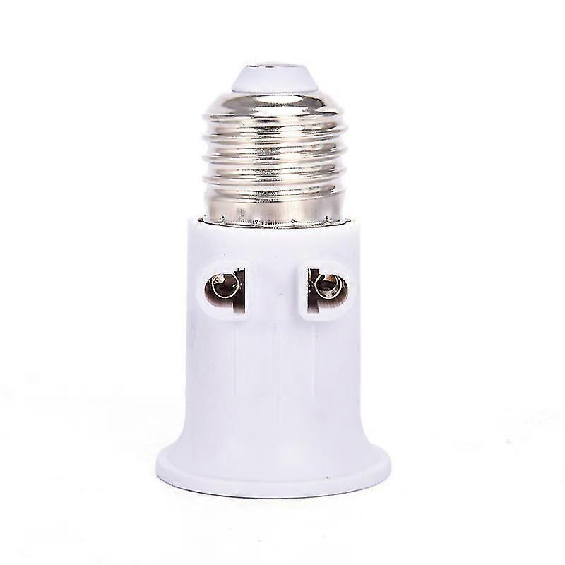 PBT Fireproof E27 Bulb Adapter Lamp Holder Base Socket Conversion with EU Plug
