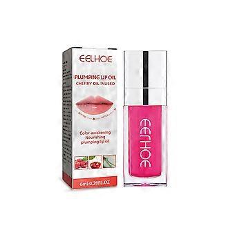 Eelhoe Plump Lip Lacquer Lip Plump Care Softening Lip Lines Water Light Glass Uniform Color Rendering Lip Gloss Oil