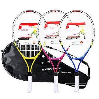 Parent-Child Sports Game Toys 1Set Blue Alloy Tennis Racket for Kids