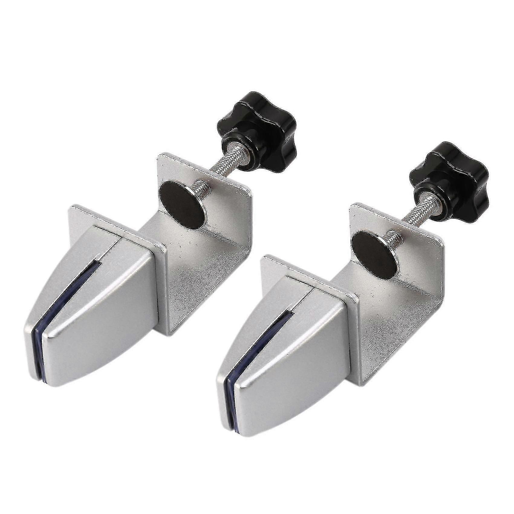 2pcs espirro protetor braçadeira compatível com 1/8 polegadas a 1 polegadas painéis acrílicos A