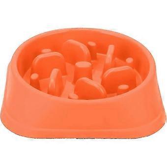 Dog Slow Feeder Bowl, Non Slip Anti-Gulping Interactive Bloat Stop Pet Feeder for Small Medium Dogs, Dishwasher Safe