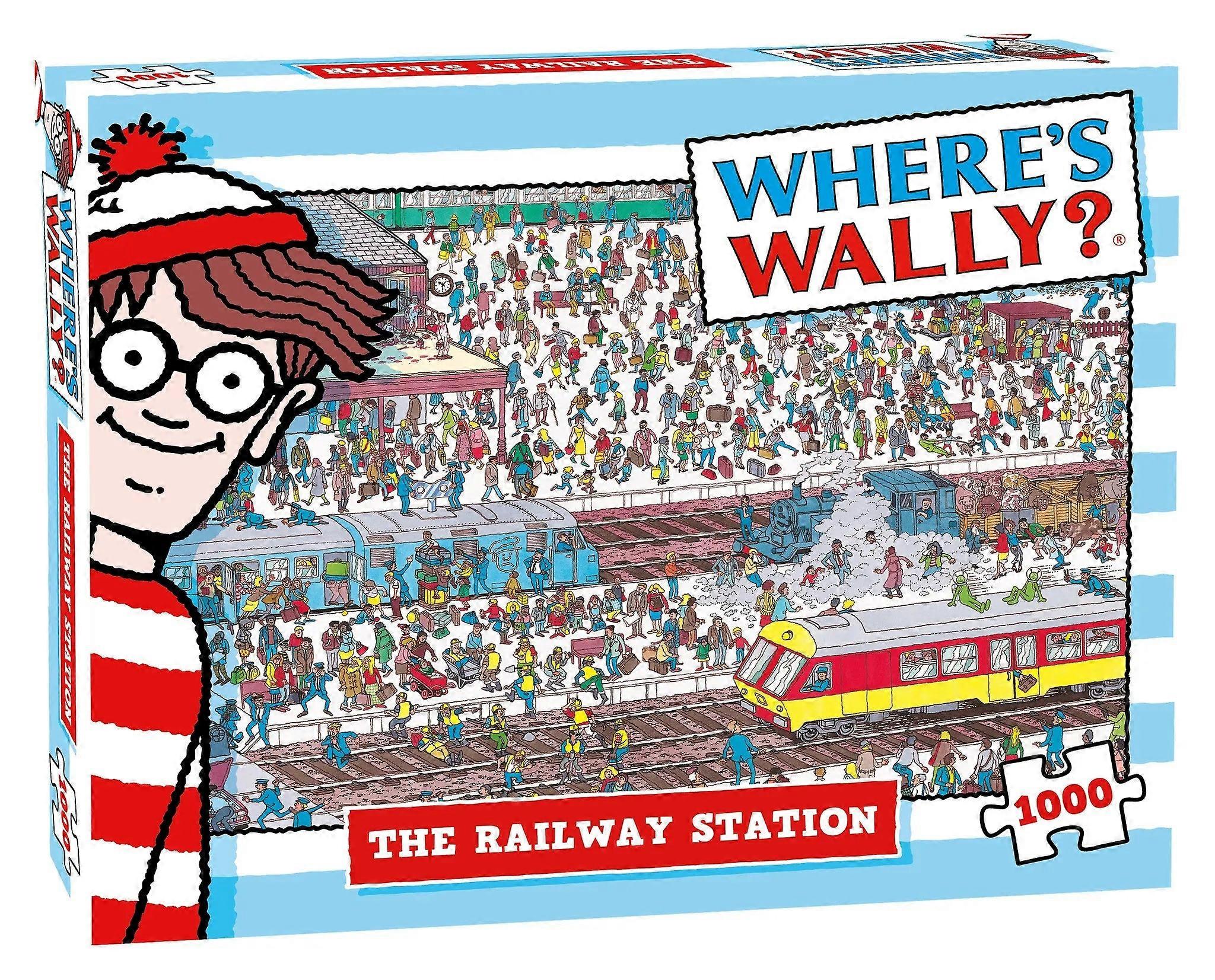 Where's Wally Railway Station Puzzle 1000 Pieces