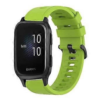 Miękki silikonowy pasek do zegarka 20 mm, kompatybilny z Garmin Venu SQ, jednolity kolor, wodoodporny
