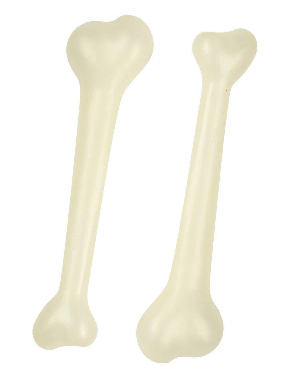 Lot de 2 os phosphorescents 22cm