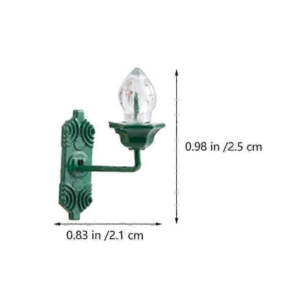 Mini Luminous Wall Lamp Models for Decor 10Pcs Plastic DIY Materials