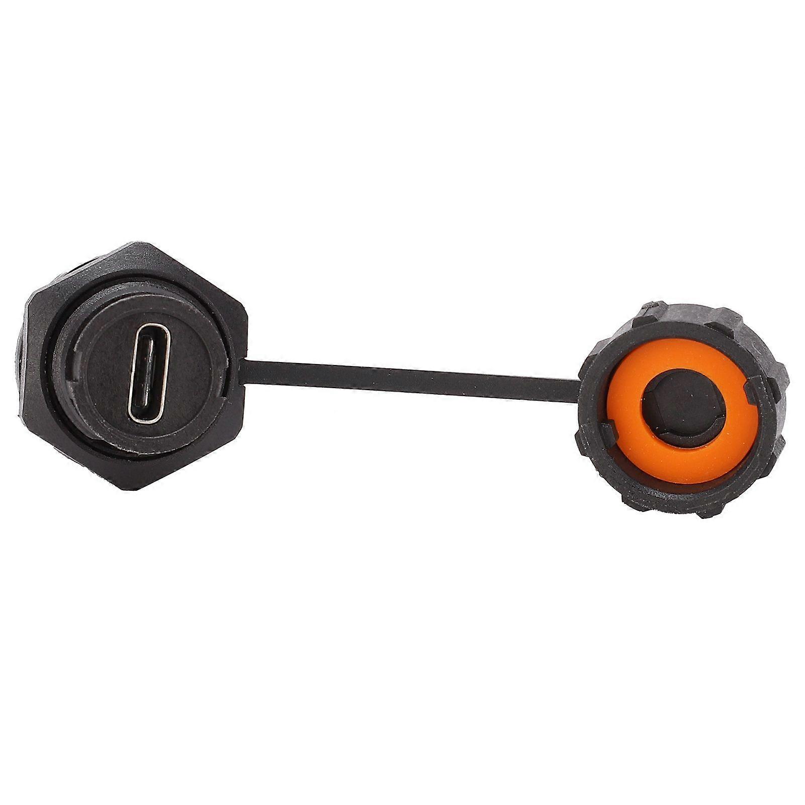 TypeC Socket Waterproof Connector Female Board Snap Lock Industrial Socket E10TPCBFFF