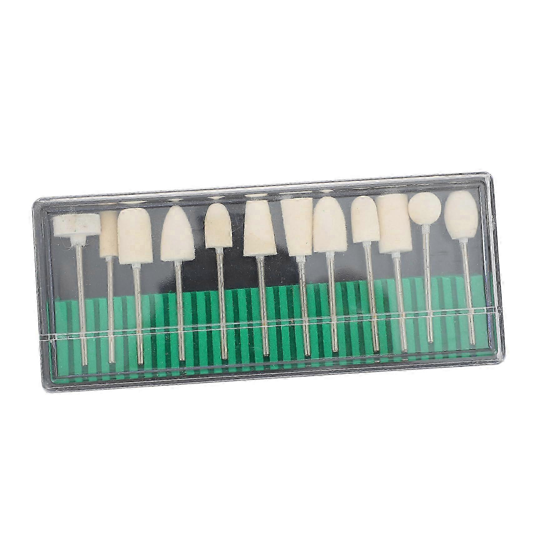 12pc Professional Nail Drill Bits Set