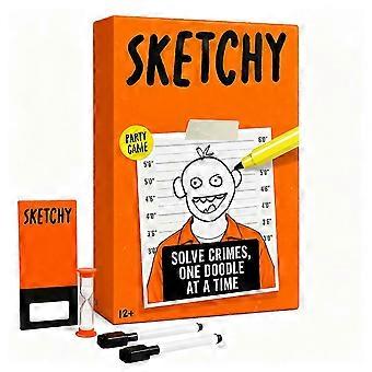 Gioco da tavolo Police Sketch Party, divertentissimo gioco di disegno per adulti e famiglie, da 2 o più giocatori dai 12 anni in su, ideale per serate di gioco.