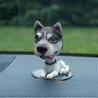 Eco Resin Husky Car Bobblehead Figurine