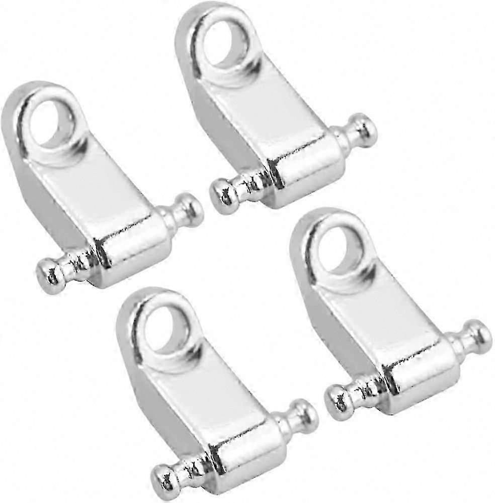 Roller String Trees for Electric Guitar - Metal String Guides with Screws, 2 Set, Silver