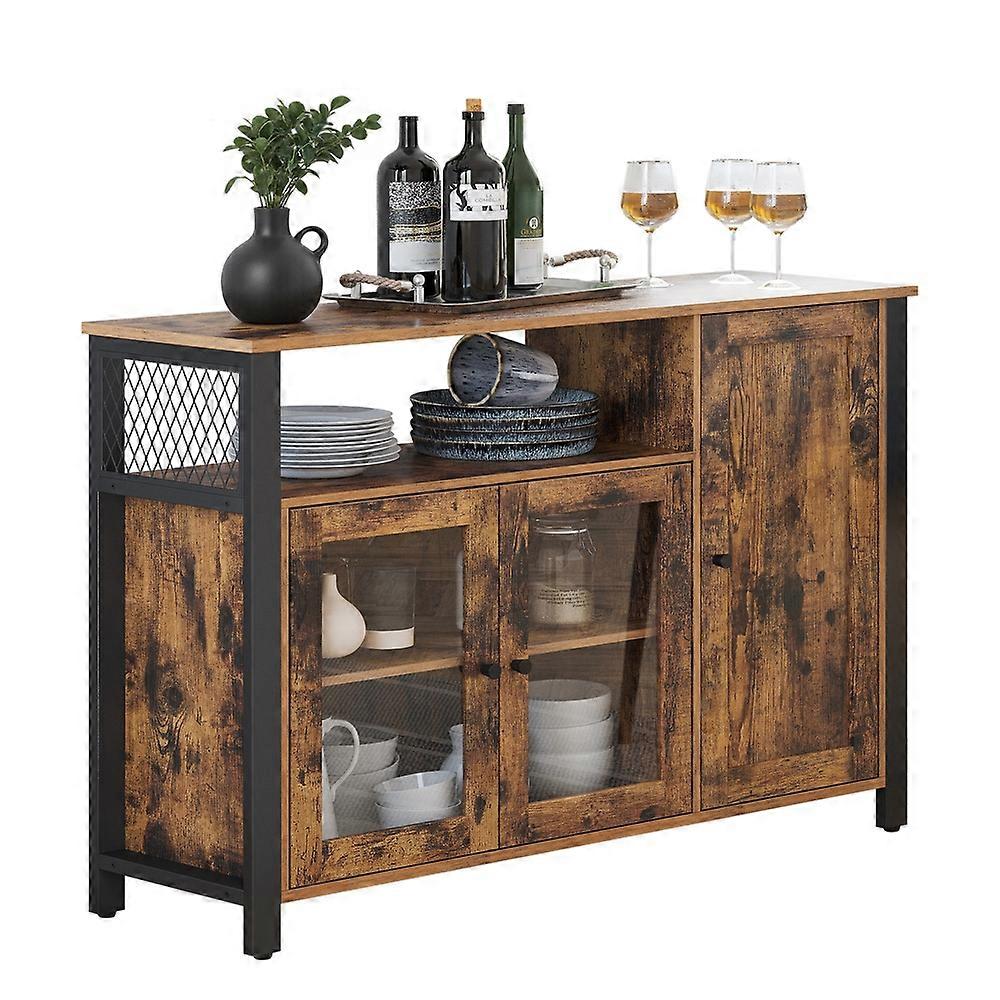 Daxton Collection - Buffet Cabinet with Transparent Doors