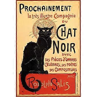 Vintage Advertisement Wooden Jigsaw Puzzles Le Chat Noir Art Deco 1920 French UE2830