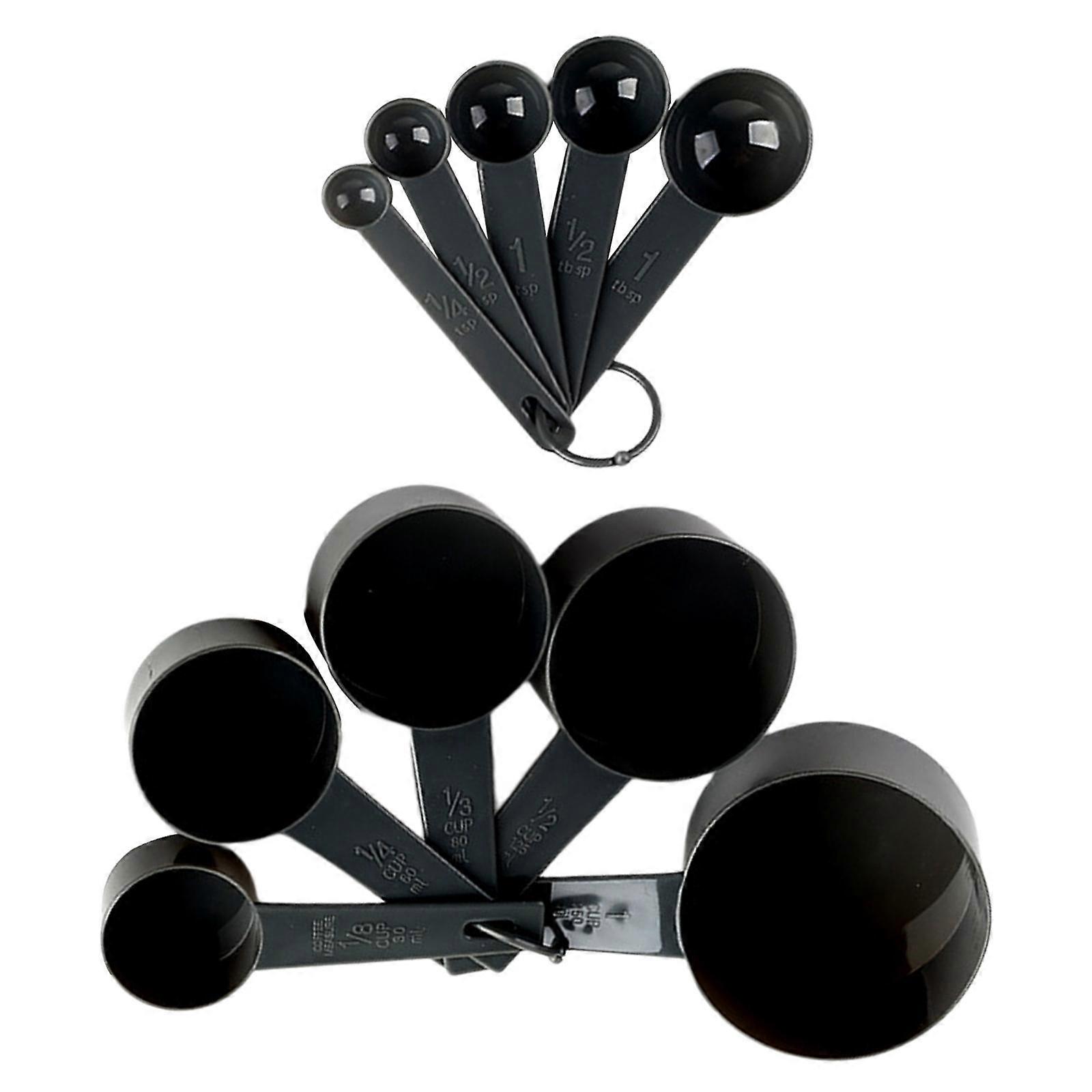 10 Pieces Measuring Spoons Cups Set Baking Cooking Tools Kitchen Tools for Tea