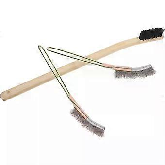 3pcs Bird Cage Cleaning Brush with Metal Bristles and Handles Gentle and Parrot and Budgie Cage Cleaner for Birds