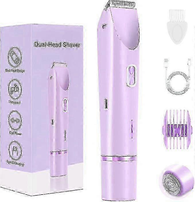 IPX7 Waterproof 2-in-1 Bikini Trimmer