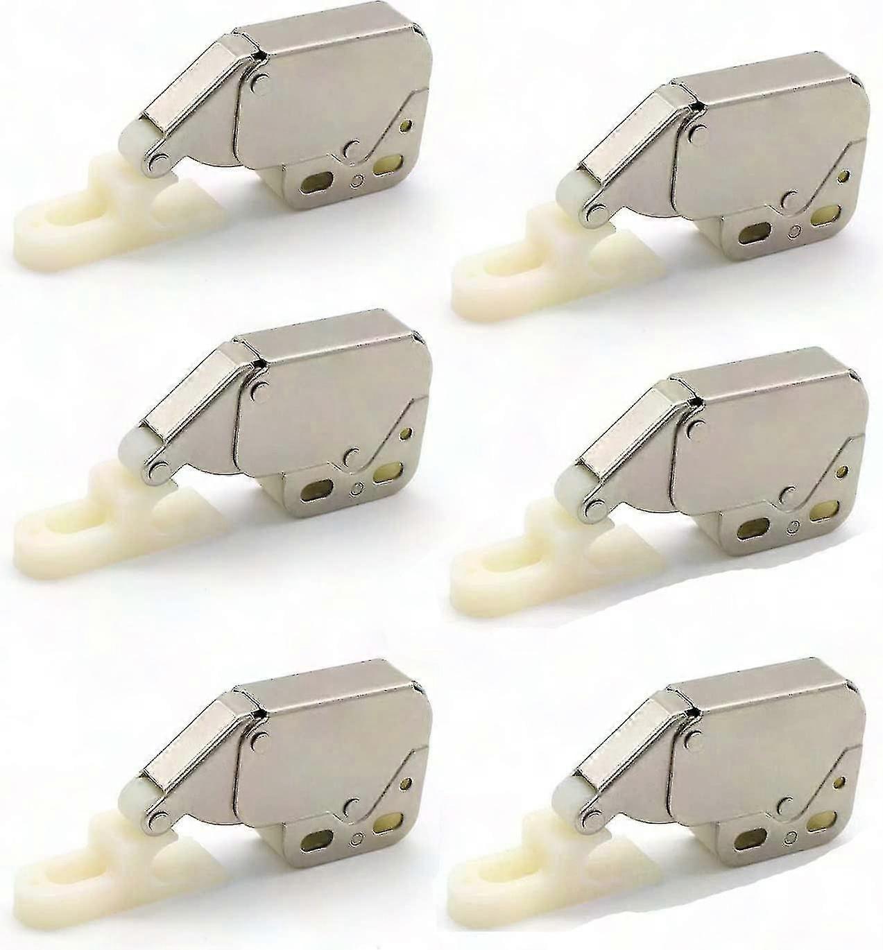 6pcs Spring Mini Latches, Automatic Spring Catch for Cabinets & Doors