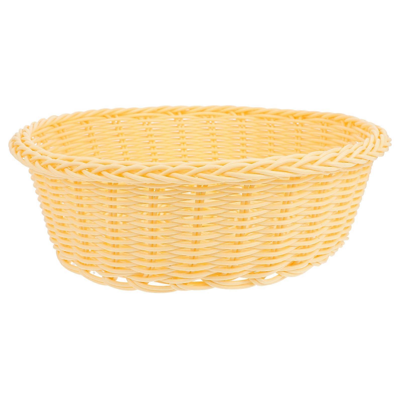 Woven Texture Plastic Storage Basket