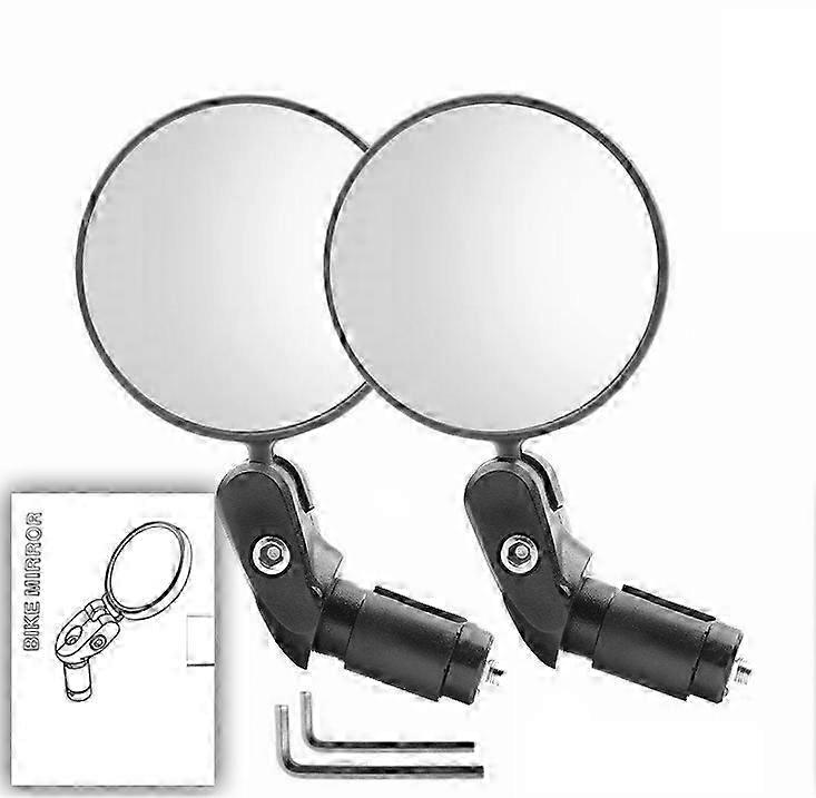 Compact Folding Convex Bike Mirror
