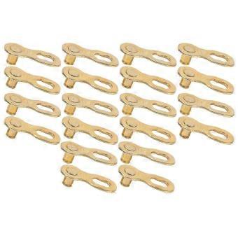 10 Pair 11 Speed Mountain Bicycle Chain Buckle Quick Release Cycling Connector Lock Golden SO-brnv