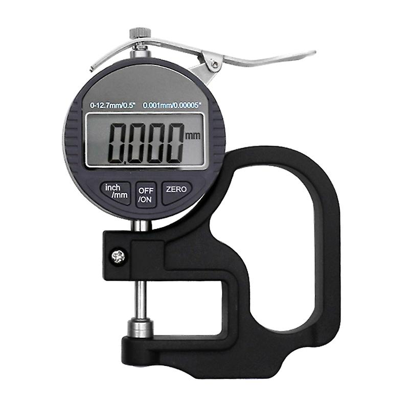 Electronic Micrometer Thickness Meter With Lcd Display 0.001mm/0.00005" 12.7mm