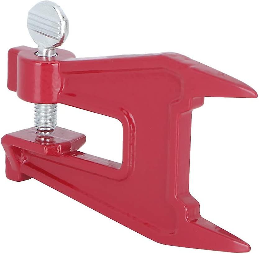 Chainsaw Sharpener Universal Sharpening Tool Guide Bar Clamp Chainsaw Sharpening Accessory, Red, 12.6*7.7cm