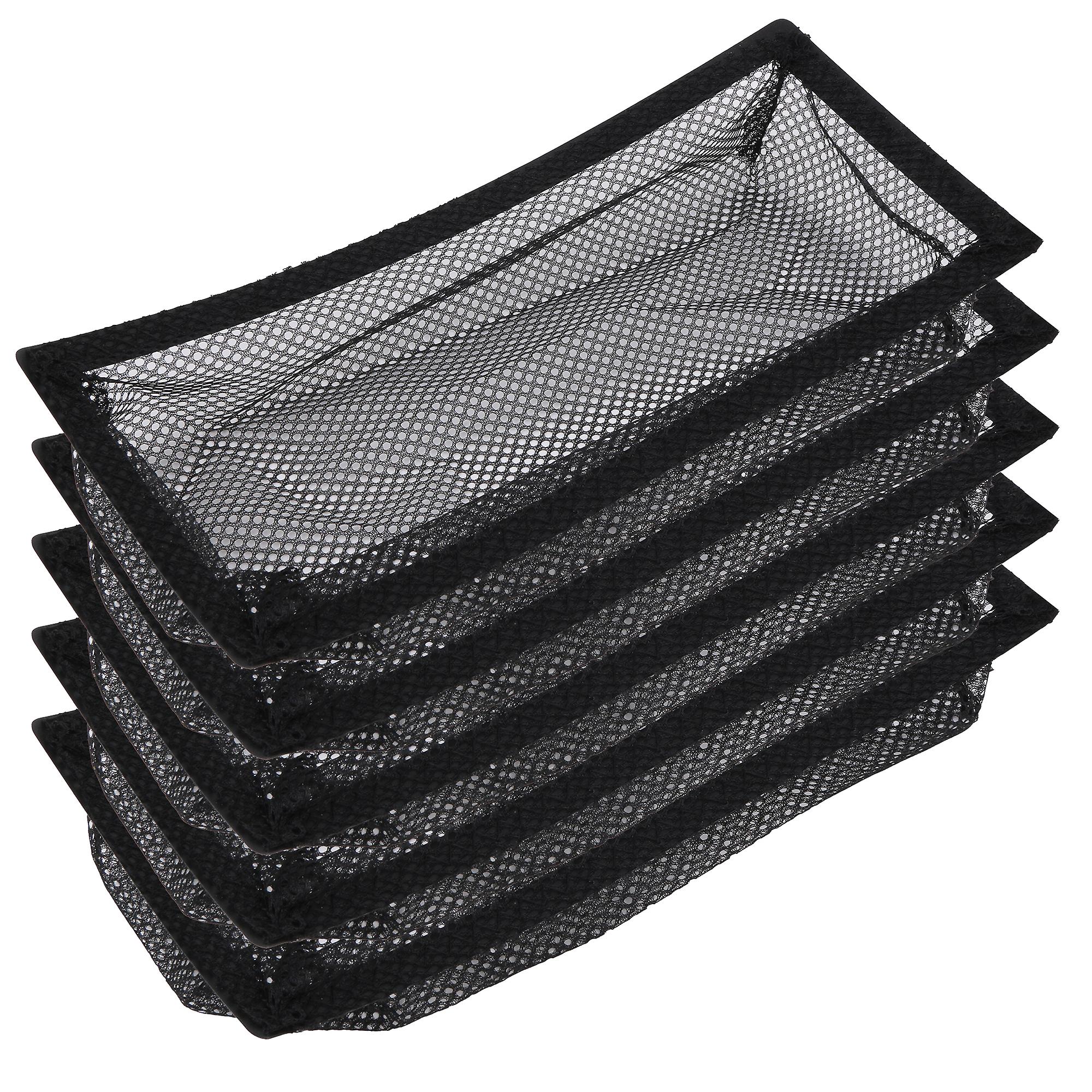 5Pcs Floor Register Trap Polyester for Home Catch Mesh Black 4x10inch