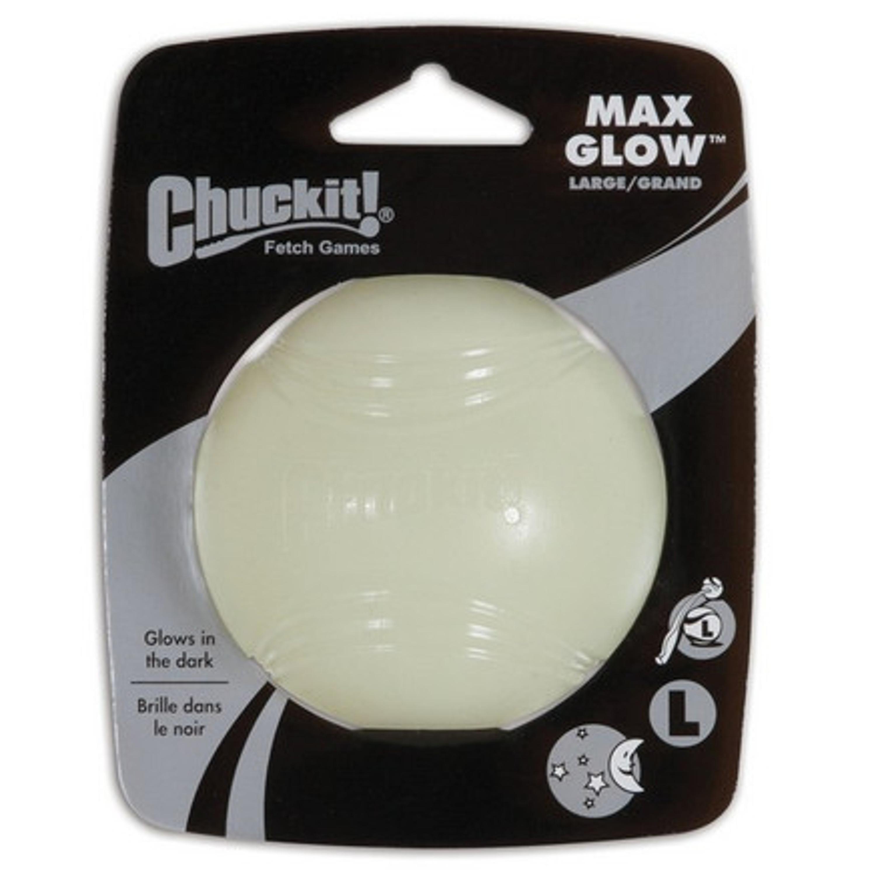 Chuckit! Large Max Glow Ball 3-Inch Dog Toy
