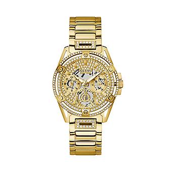 Guess Uhren Damen Königin Uhr für Frauen Analog Quarz mit Edelstahl Armband GW0464L2