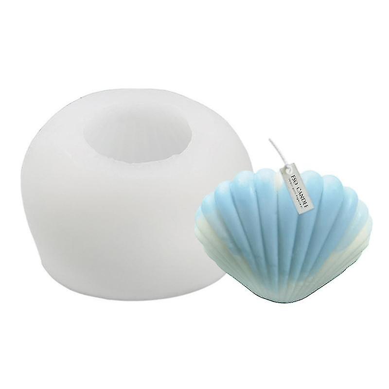 3d Ocean Shell Silicone Soap Mold Candle Making Mould Fondant Candy...