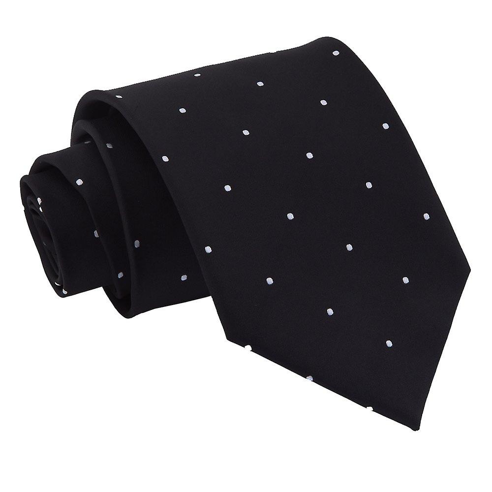 Black Pin Dot Tie