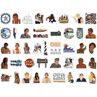 100 Adesivi Outer Banks In Vinile - Decalcomanie Impermeabili Per Bottiglie, Laptop E Skateboard