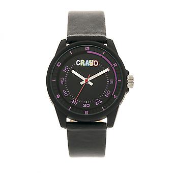 Crayo Jolt Unisex Uhr - Schwarz