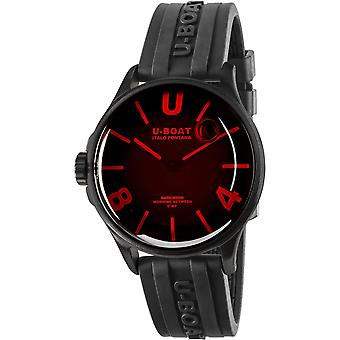 Darkmoon 9306 Montre Suisse Quartz Analogique Homme avec Bracelet Caoutchouc 9306