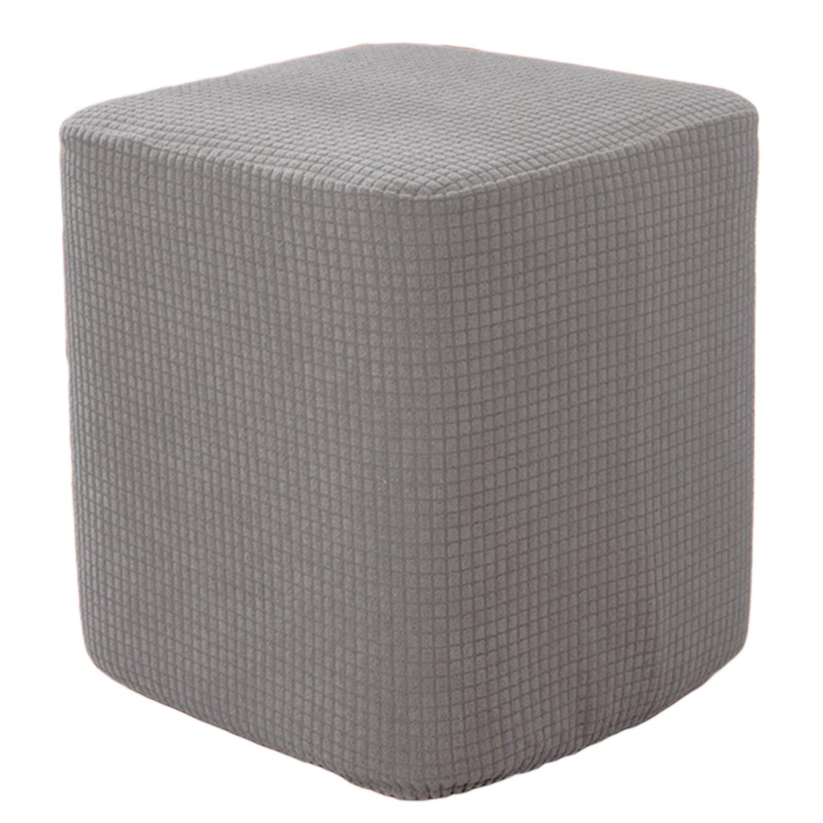 Elastic Ottomans Covers Soft Rectangle Stool Slipcover for Case Stretch Folding Storage Stool Furniture Protector