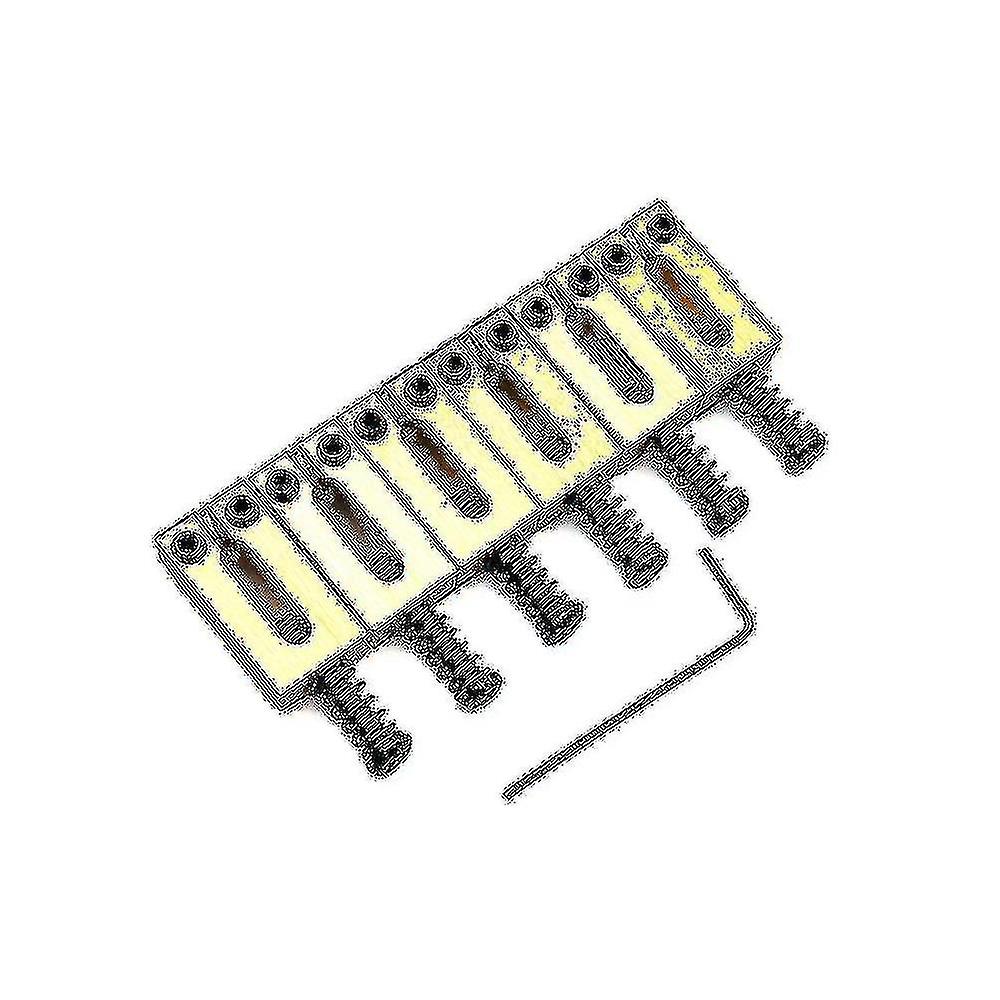 6 Pcs Electric Guitar Single Shake Tremolo Bridge String Code, Bottom String Bar Pressing String Co