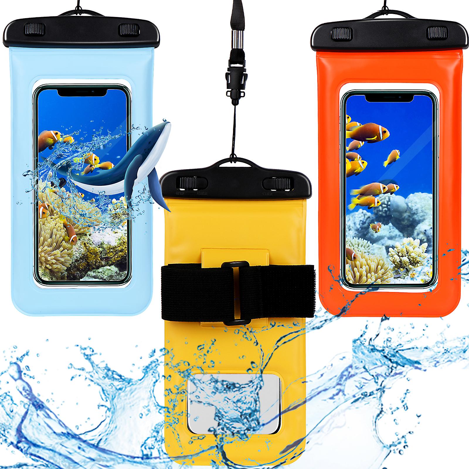 3pcs Floatable Waterproof Phone Bag