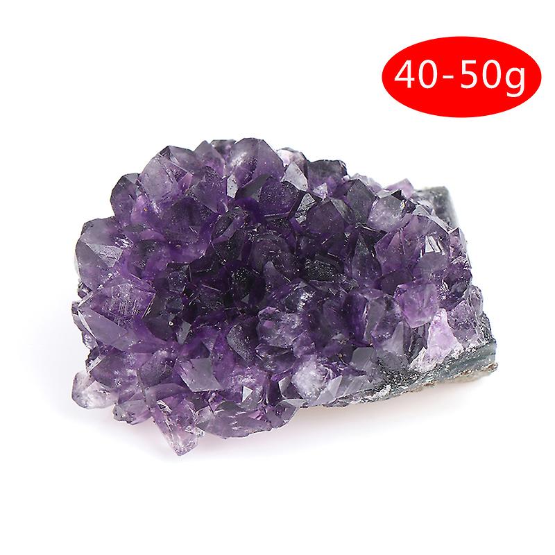 Natural Amethyst Cluster Quartz Crystal Mineral Specimen Healing Stone Rough Ore
