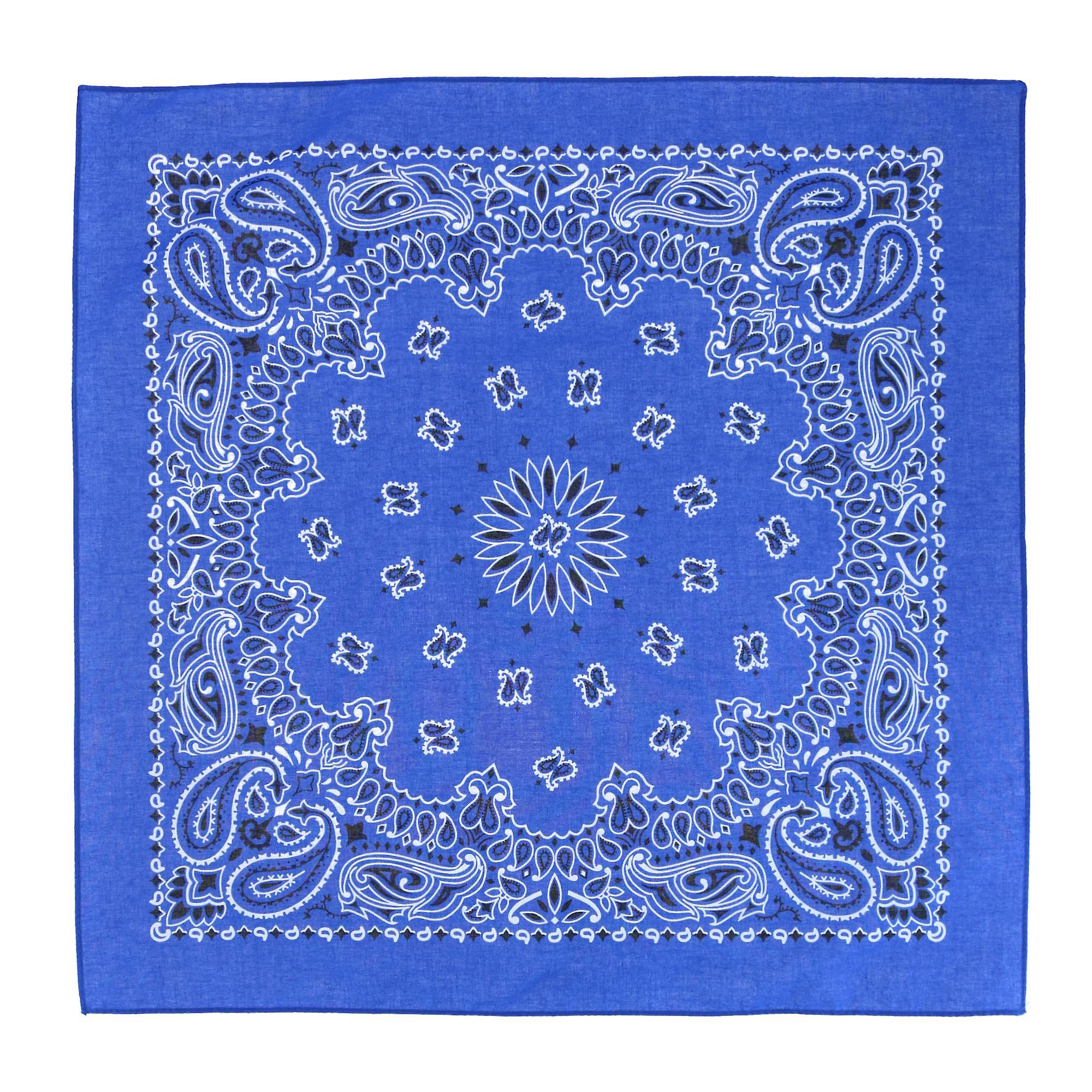 CTM Modern Paisley 20x20 Cotton Bandana 6 Pack