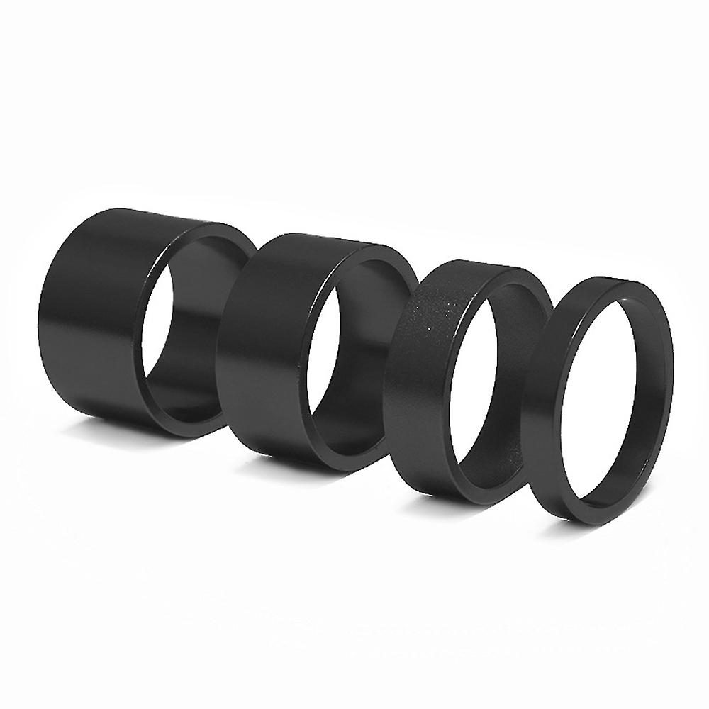 4pcs/set Aluminum Bike Headset Washer Mountain Bicycle Front Fork Washer Bike Stem Handlebar Spacers