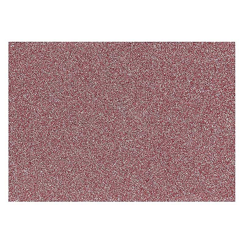 Pink glitter iron-on paper - 14.8 x 21 cm