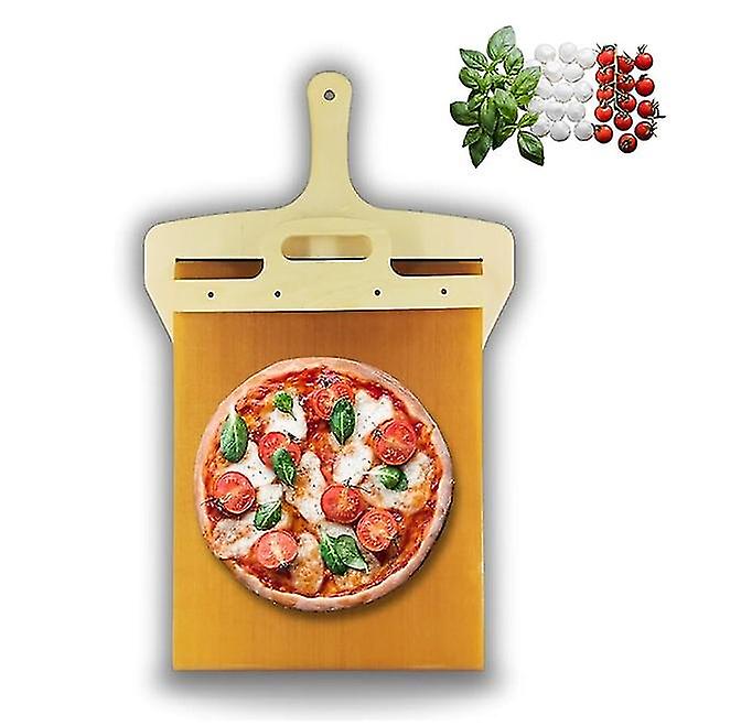 Der Pizzaschieber, der die Pizza perfekt überträgt, Pizza Paddle mit Griff, Pizza Spatel Paddle