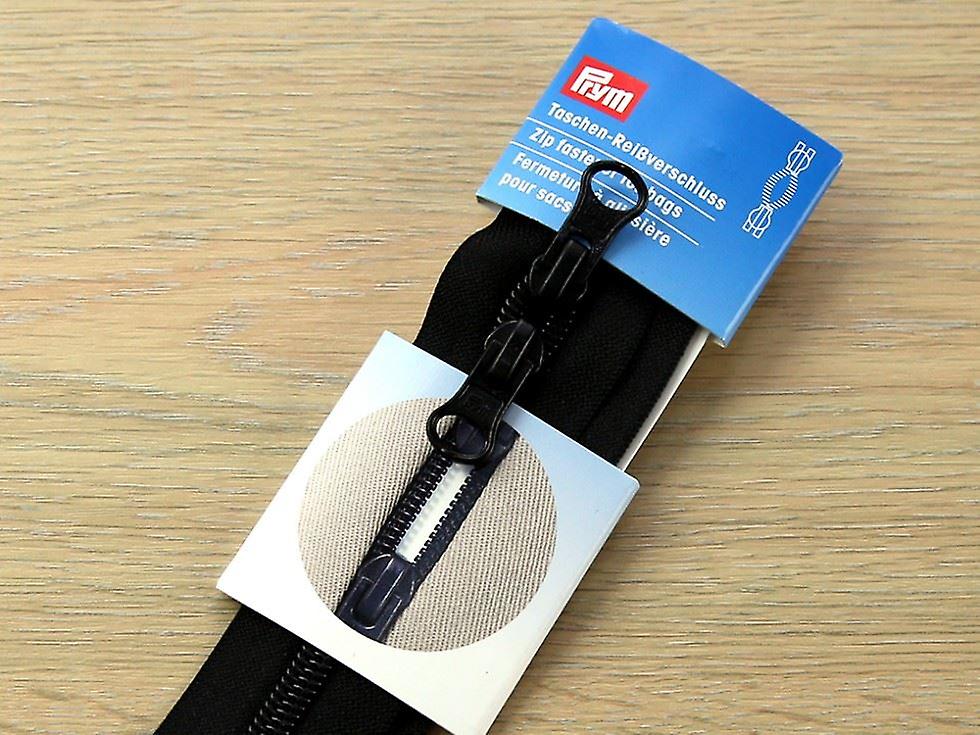 Prym 2 Way Bag Zips Fastener Black - 60 cm - each