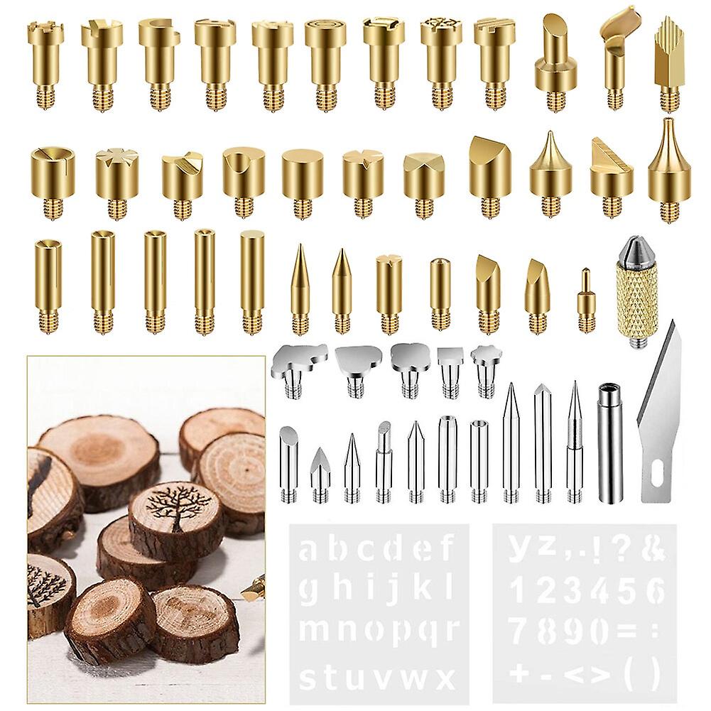 Soldering Iron Set 53 Pcs with Extra Tips & Wood Burning Tool